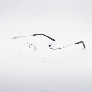 AIRLOCK PATINA 200 710 Eyeglasses Gold/Havana 53mm Cat Eye Frame